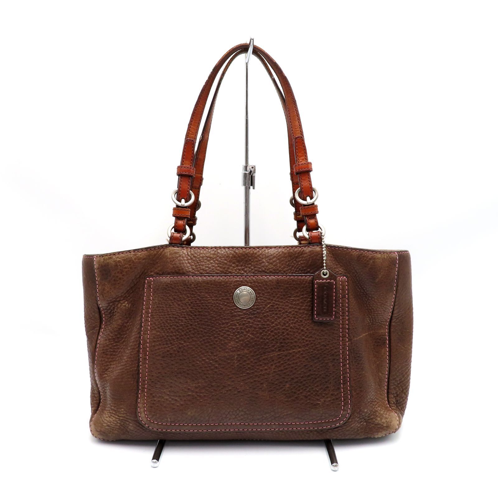 COACH コーチ レザー トートバッグ ショルダーバッグ 8E97