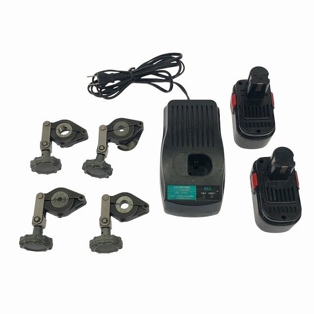 品 REX レックス コードレスフ RF20N 本体 バッテリー2個 9.6V 2.0Ah 充電器 ４個 クランプライナー 116870116870 HRDEVELOPMENT_JP