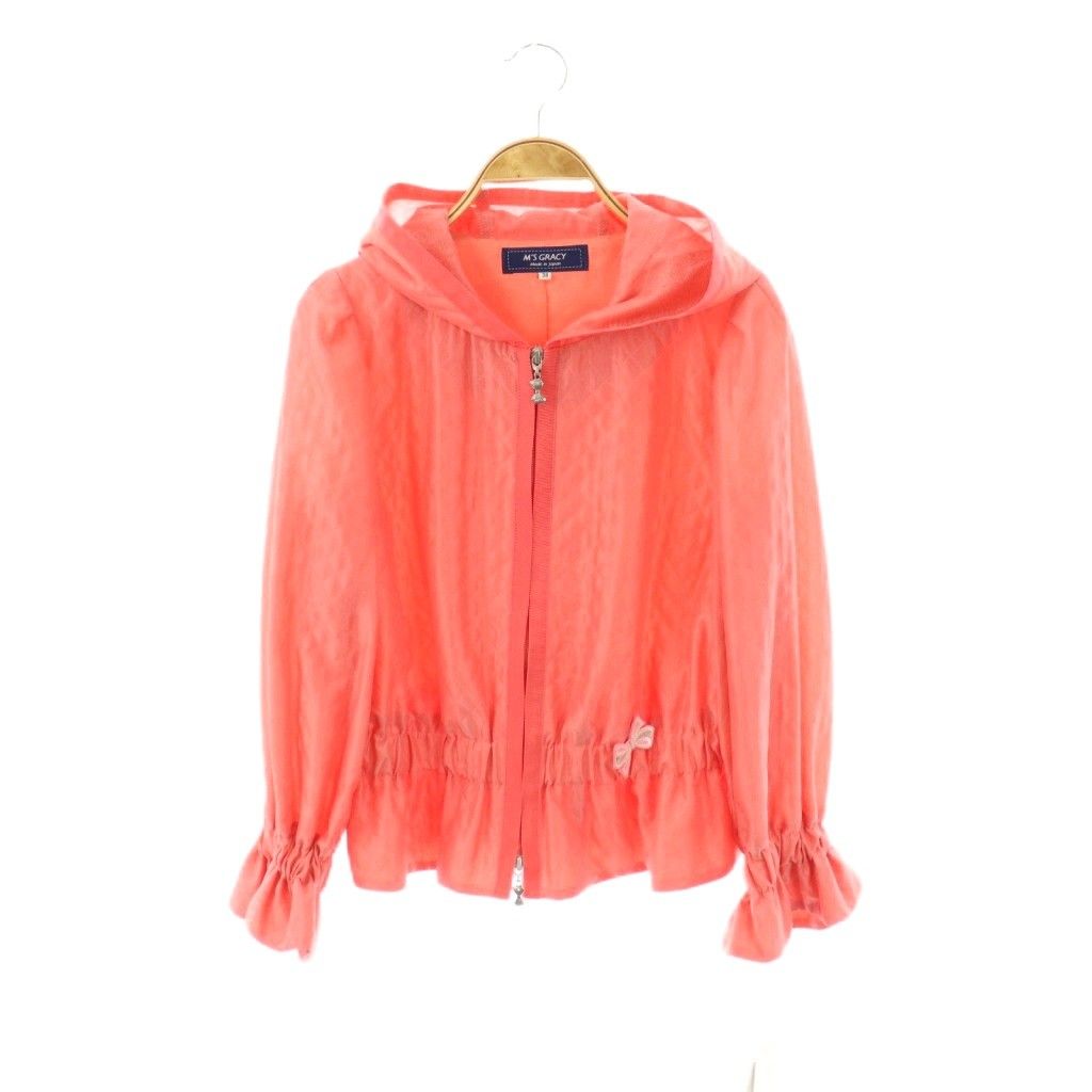 エムズグレイシー M'S GRACY 24年製 キルティング フード ジャケット