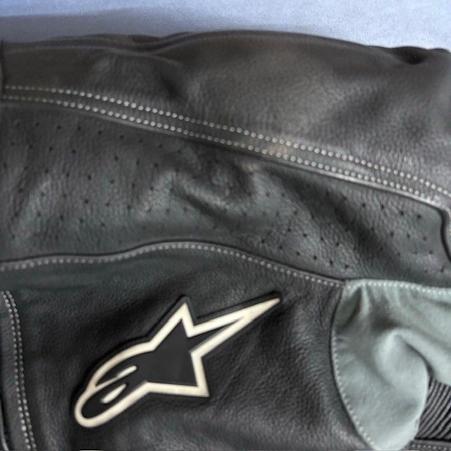 ALPINESTARS USA 48 ライダースジャケット ライナーベスト付 肩肘 