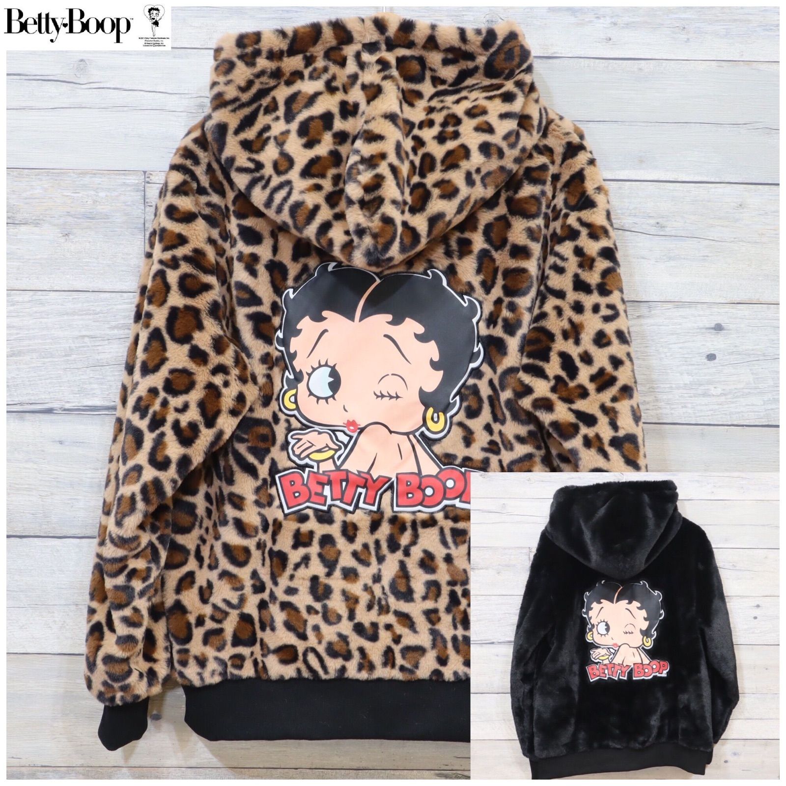 新品 ベティ・ブープ BETTY BOOP ベティー ファー ファーブルゾン 