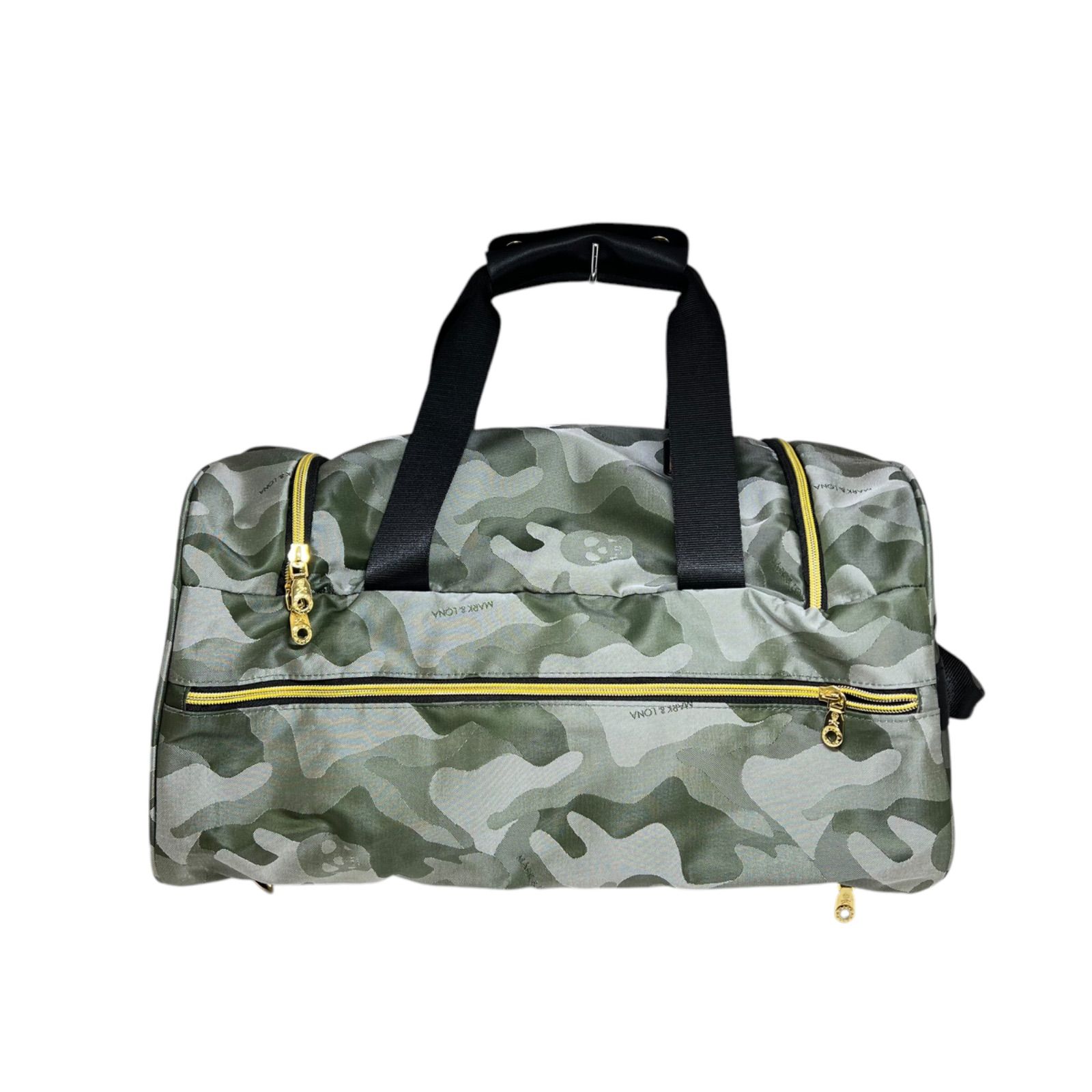 MARK LONA ボストンバッグとカートバッグ MARK＆LONA マークアンドロナ カモボストンバック グレー MARK AND