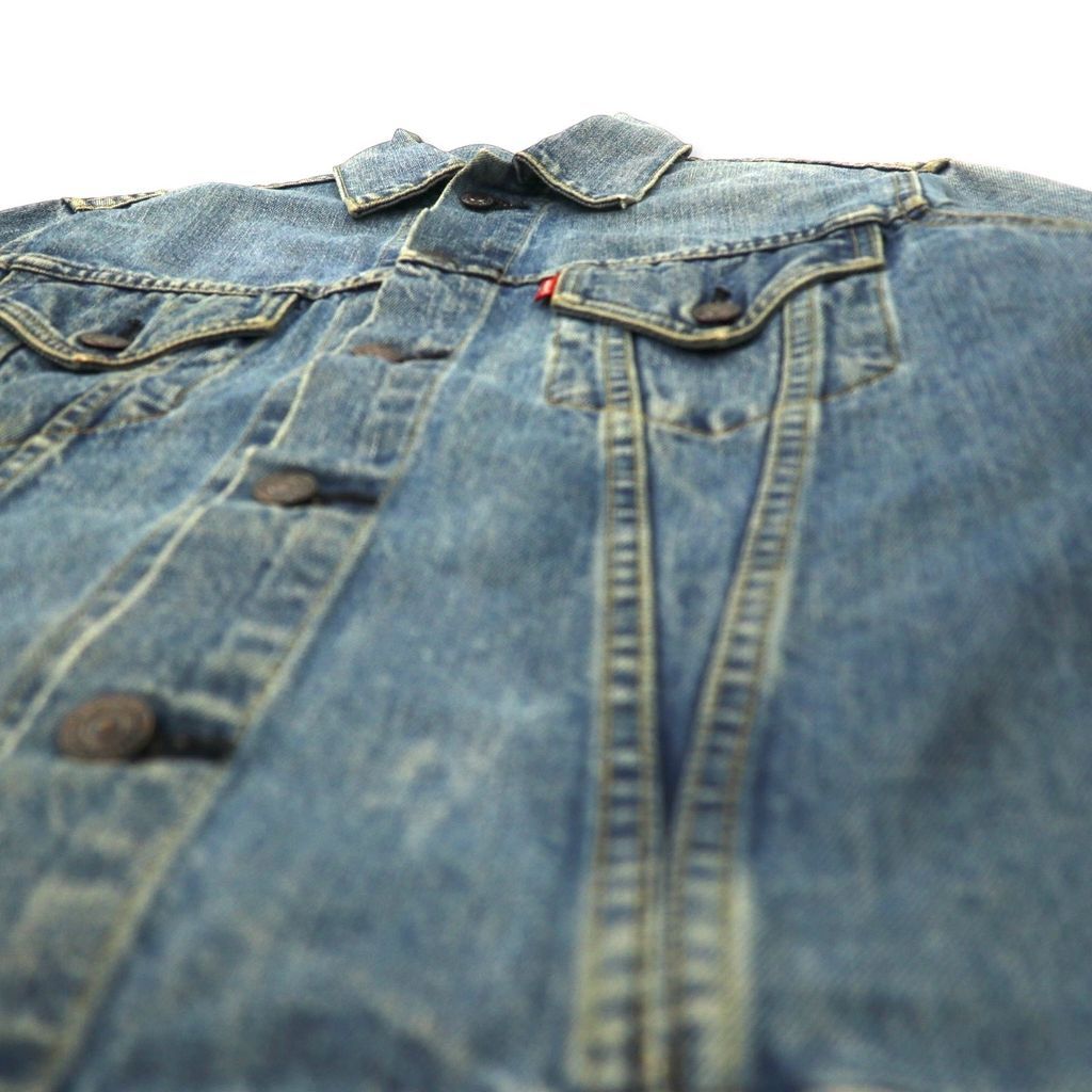 90s LEVIS デニムジャケット BIG E 40 サード 日本製 Levi's リーバイス 復刻 557 サード ビッグE デニムジャケット 40 日本