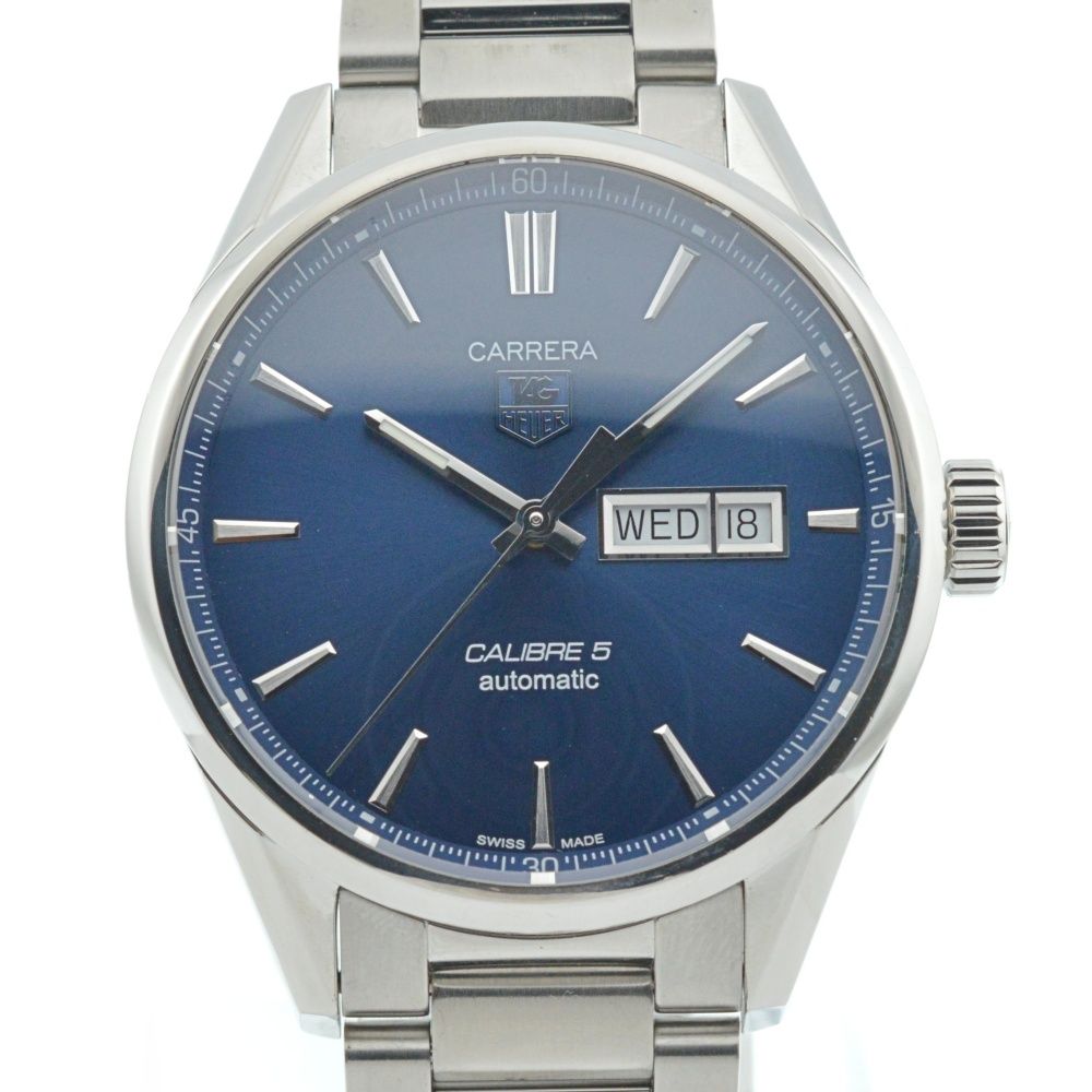 タグホイヤー TAG HEUER WAR201E.BA0723 カレラ  キャリバー5  デイデイト 自動巻き メンズ美品箱付き D#135876