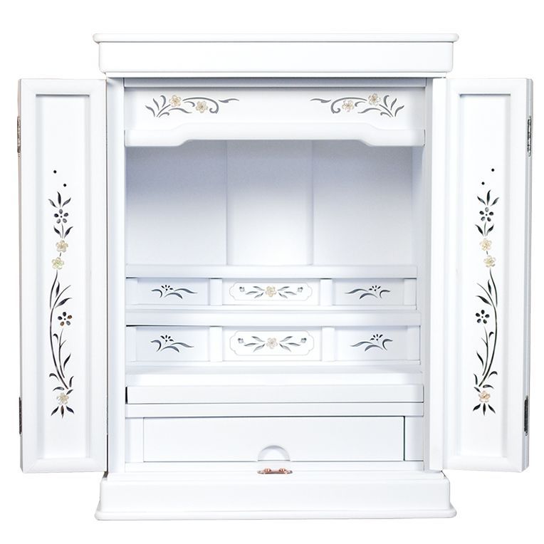 ホワイト色 モダン仏壇