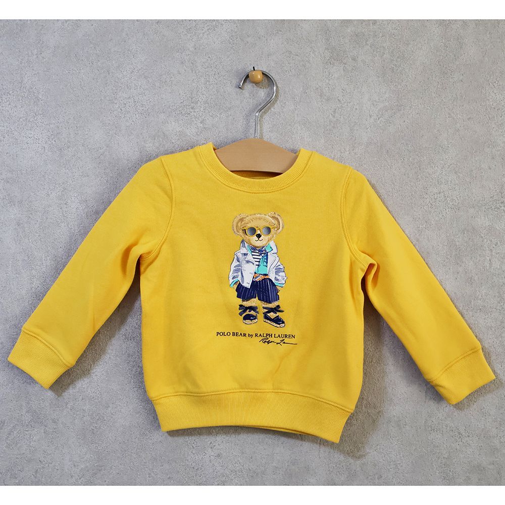 POLO RALPH LAUREN トレーナー ポロベア イエロー ３歳