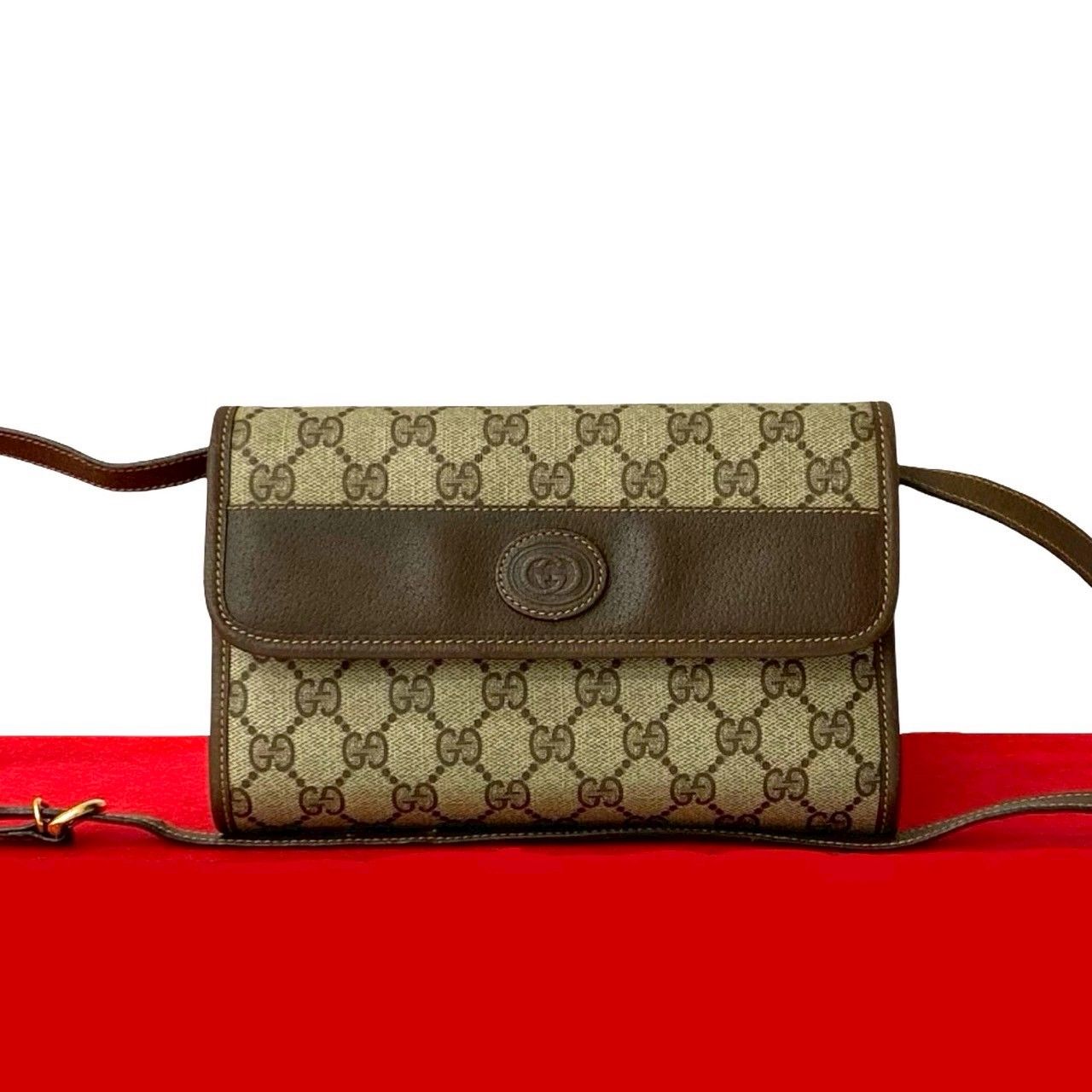 極 美品 GUCCI グッチ オールドグッチ ヴィンテージ GG ロゴ