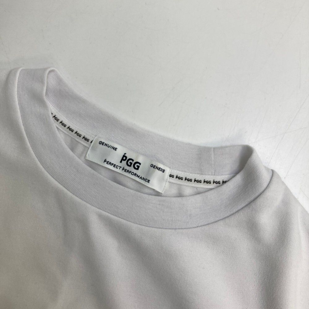 サイズ：0 PGG PEARLY GATES パーリーゲイツ 2023年モデル 半袖Tシャツ  ホワイト系 [240101445230] ゴルフウェア レディース ストスト 新品】PEARLY GATES パーリーゲイツ 2023年モデル 半袖Tシャツ
