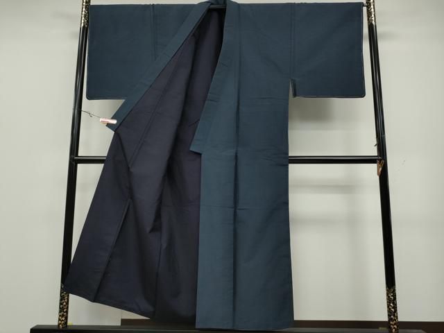 平和屋着物●男性 本場大島紬 アンサンブル 80亀甲 総詰め 正絹 ♥ CAAY5052ut