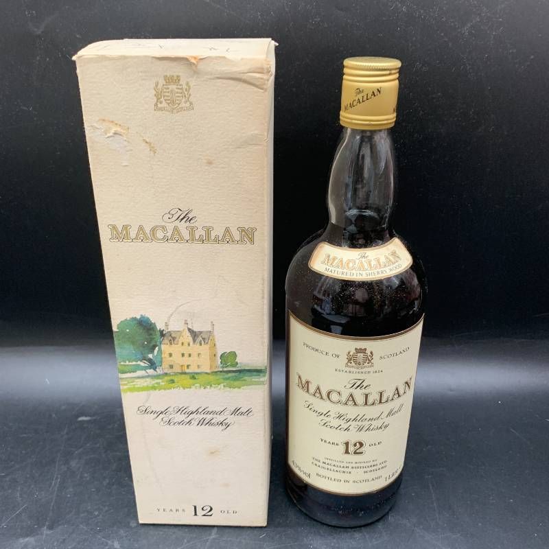 【希少古酒】マッカラン12年 旧ボトル シェリーウッド 希少 マッカラン12年 旧ボトル シェリーウッド 1000ml - メルカリ