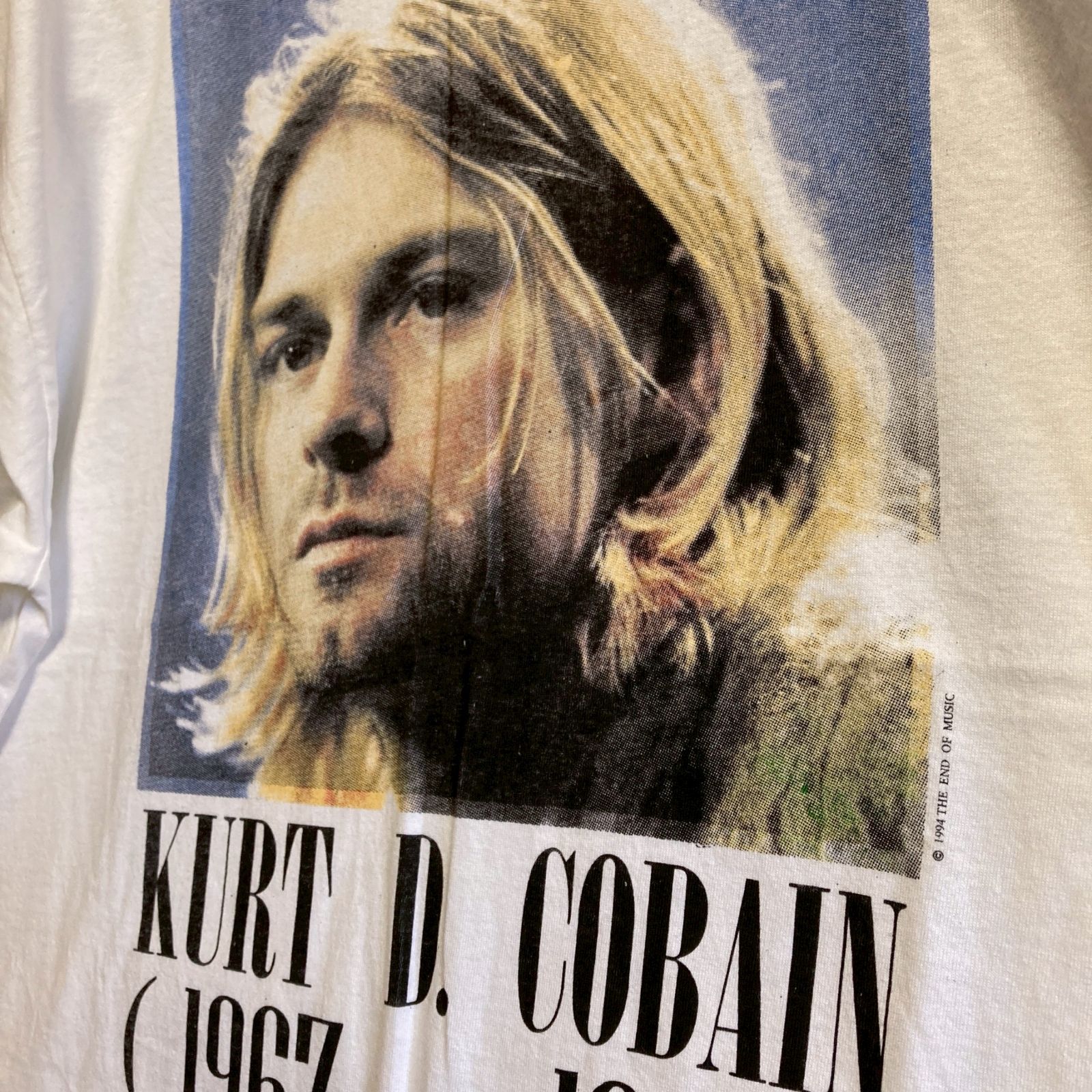 mm] BFAY バンド Tシャツ 古着 白 ニルバーナ カートコバーン