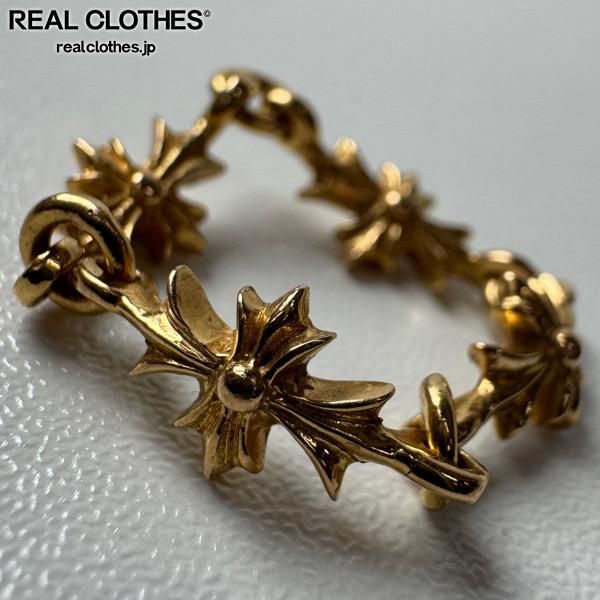 ま*ん様 22kタイニーch+リング4ダイヤ 中古】 クロムハーツ ◇ 22K タイニーE CHプラス with 4Pダイヤモンド