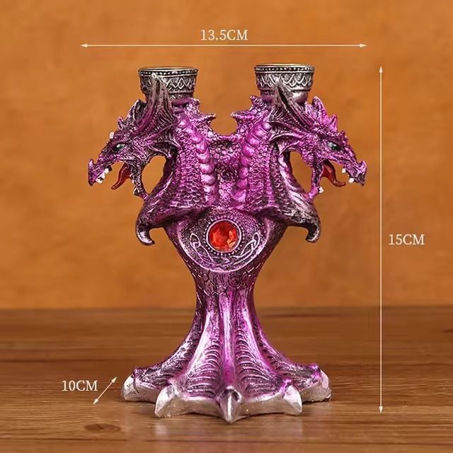 インテリア小物 インテリア雑貨 ドラゴン 龍 キャンドルホルダー
