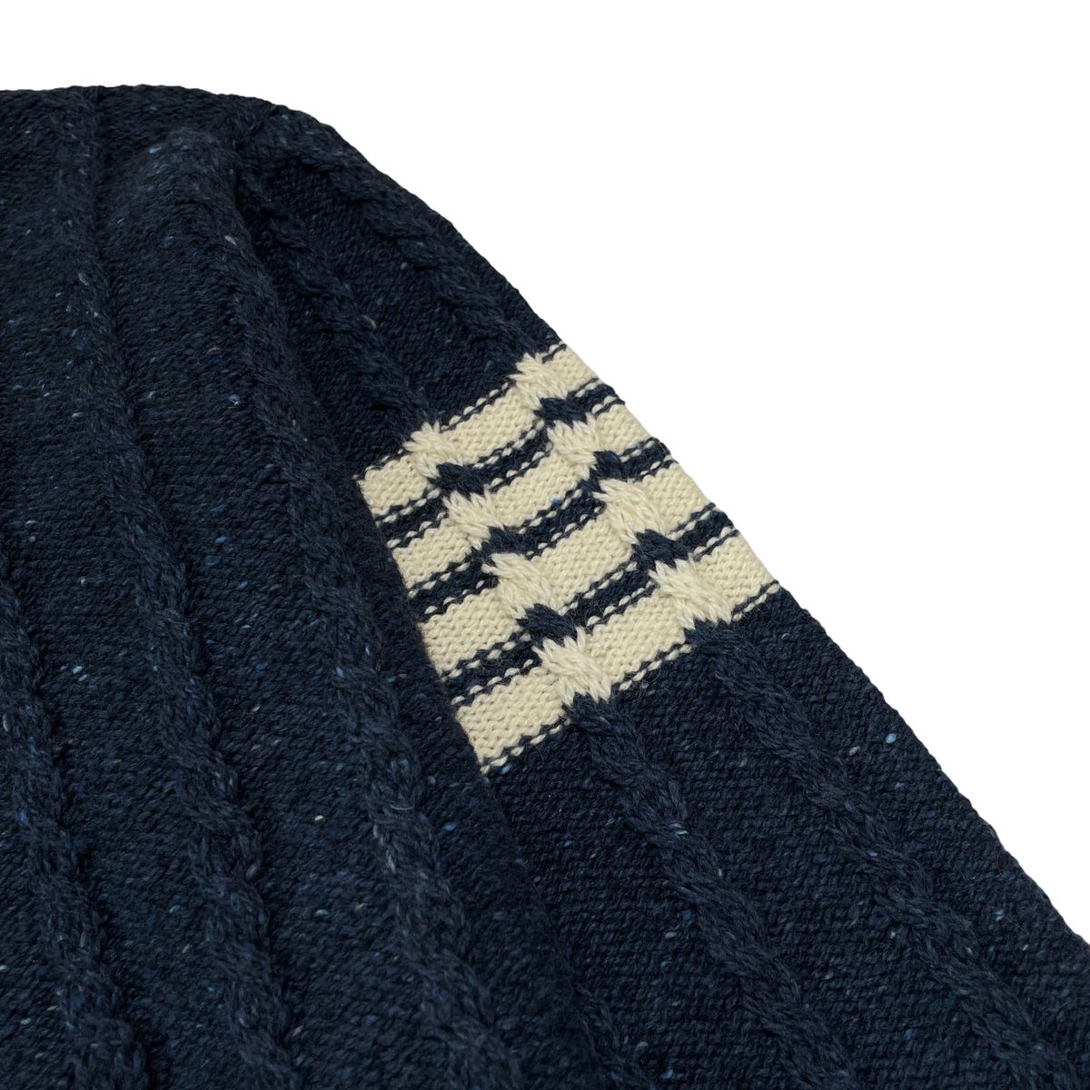 z900rs リアサスペンションTHOM BROWNE ネイビー ケーブルニットセーター