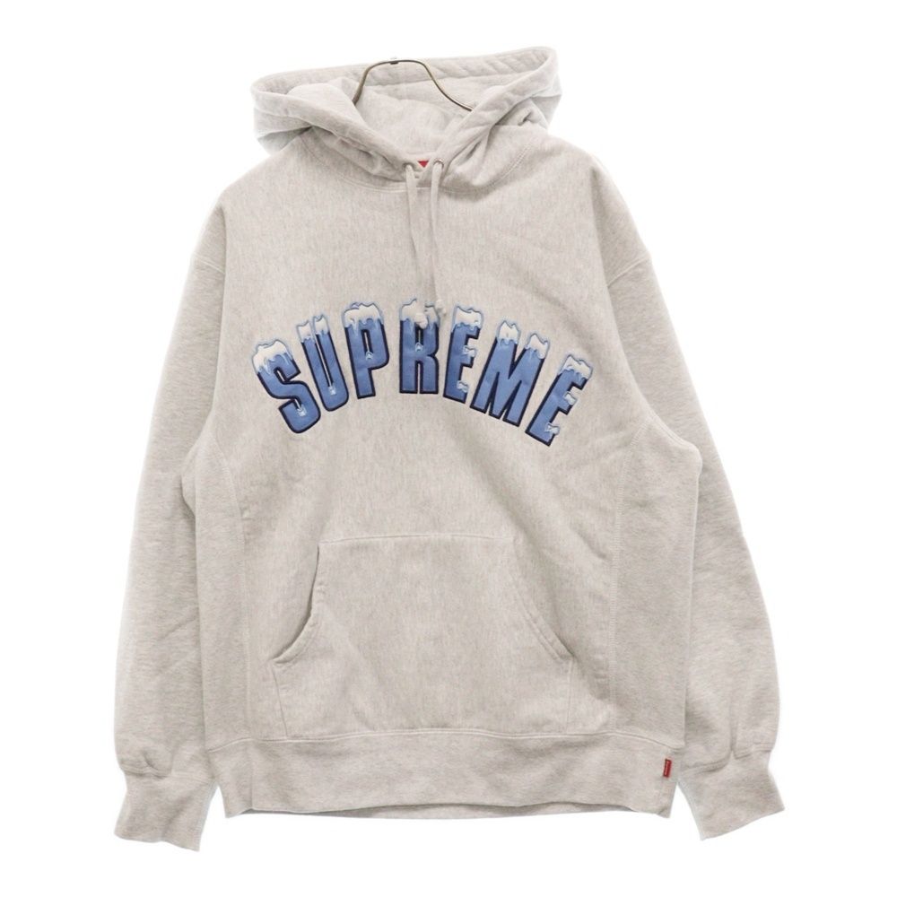 美品Supreme パーカー 20AW アイスアーチロゴ スウェットパーカー SUPREME (シュプリーム) 20AW Icy Arc Hooded Sweatshirt アイス