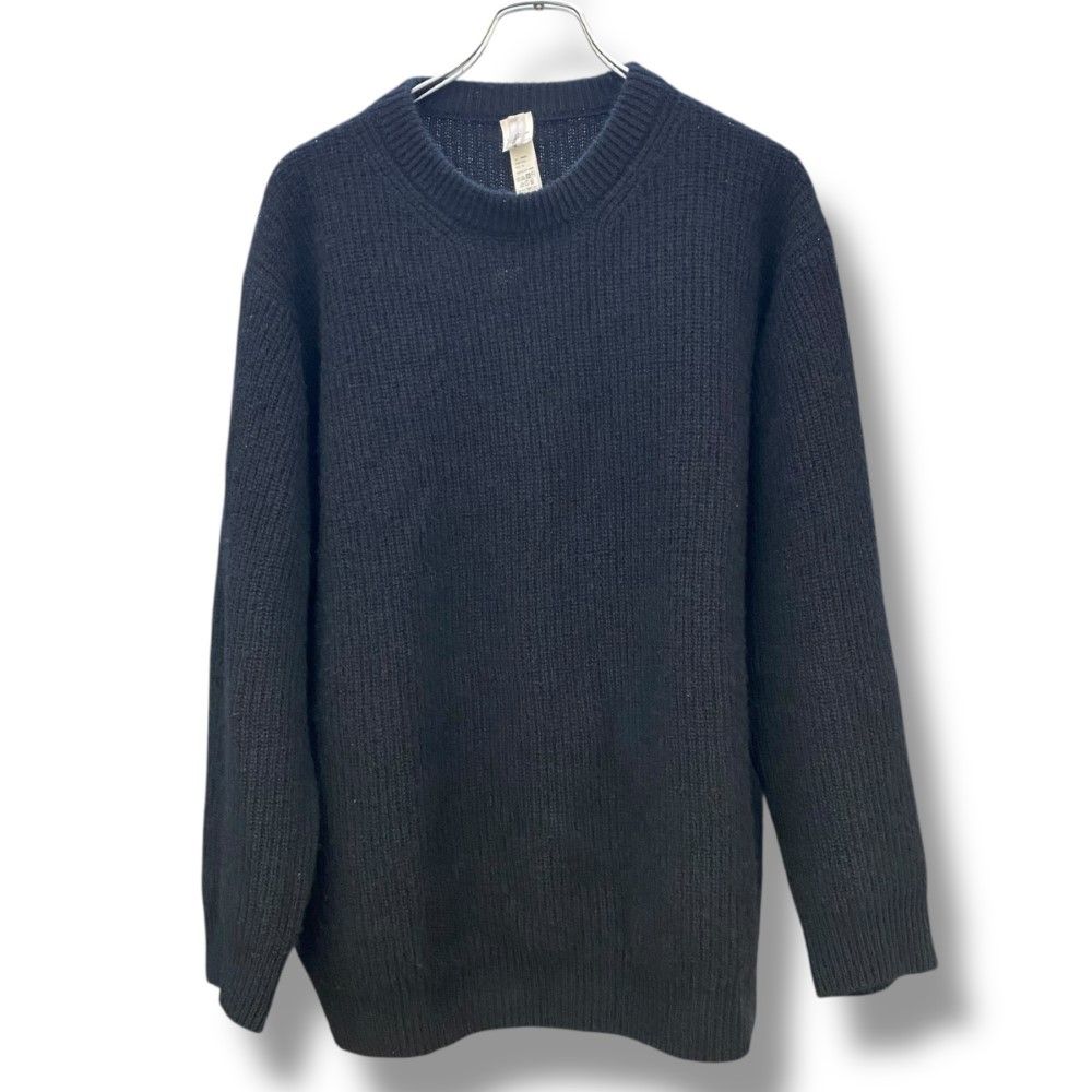YAECA CONTEMPO CASHMERE SWEATER Lサイズ ブラック 54255