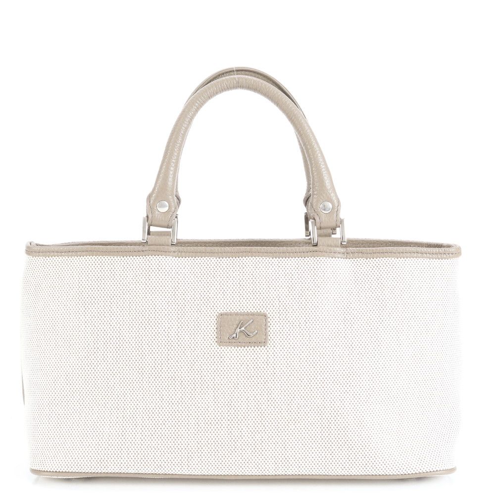 極美品 キタムラ レザー キャンバス トート バッグ 肩掛け