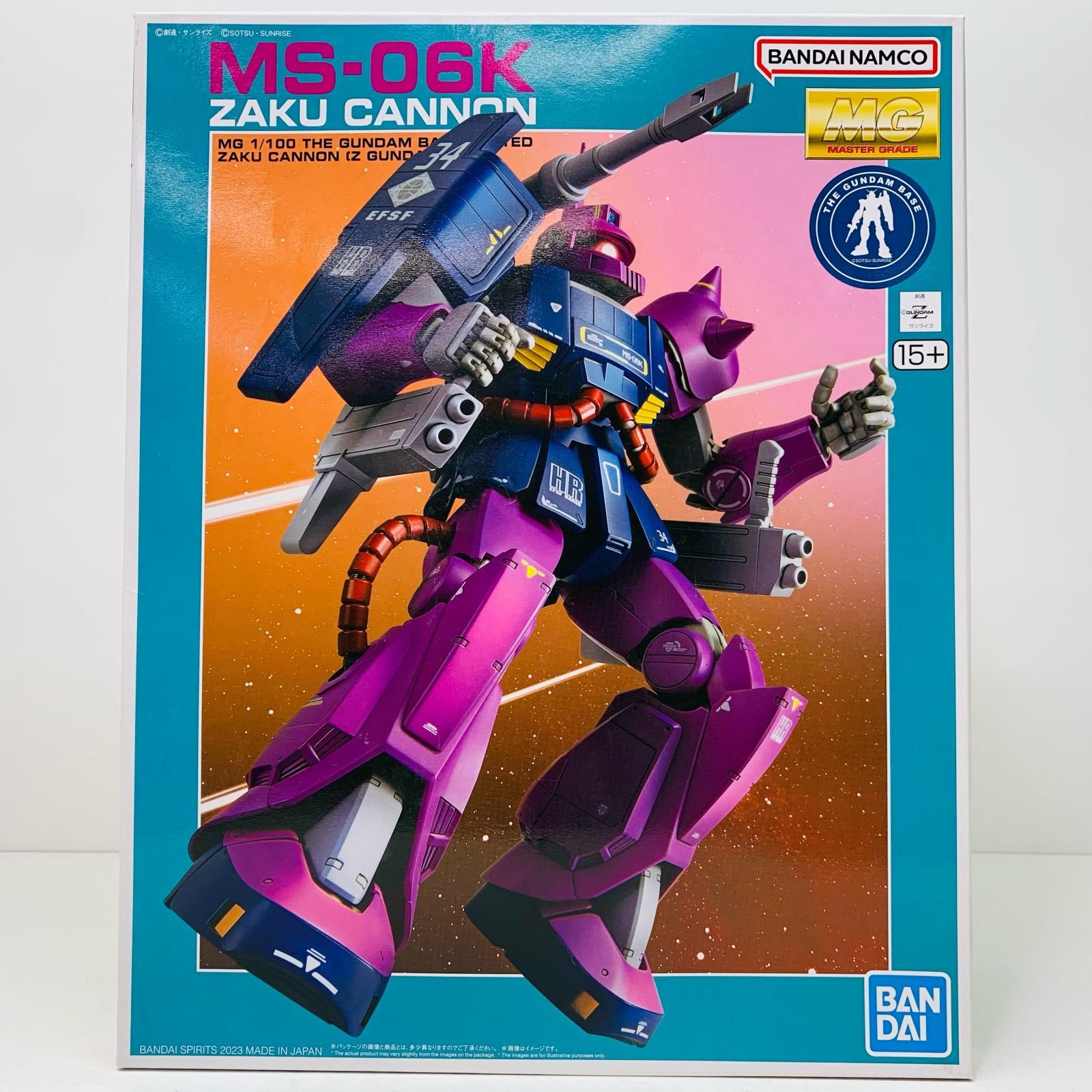 新作入荷，セール 1/100 MG MS-06K ザク・キャノン ZガンダムVer. 機動