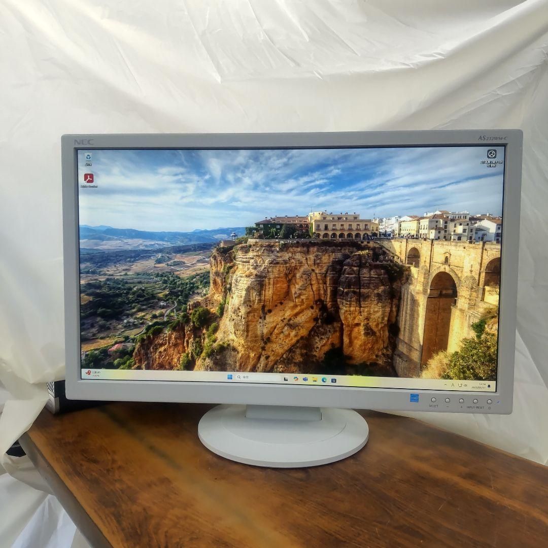 オープニングセール中古モニター映り良好 NEC AS232WM-C HDMI接続できます　CATNET