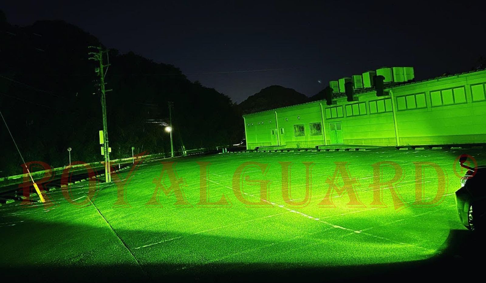 ロイヤルガード フォグランプ ライムグリーン 実測世界1明るい 濃いグリーン ライムグリーン ロイヤルガード 零 LED