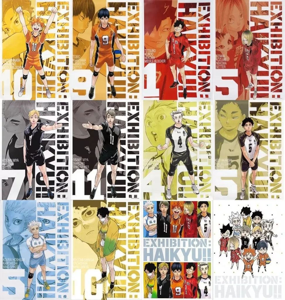 ポスター 全12種セット ハイキュー!!展 A3ポスター 東京Ver.