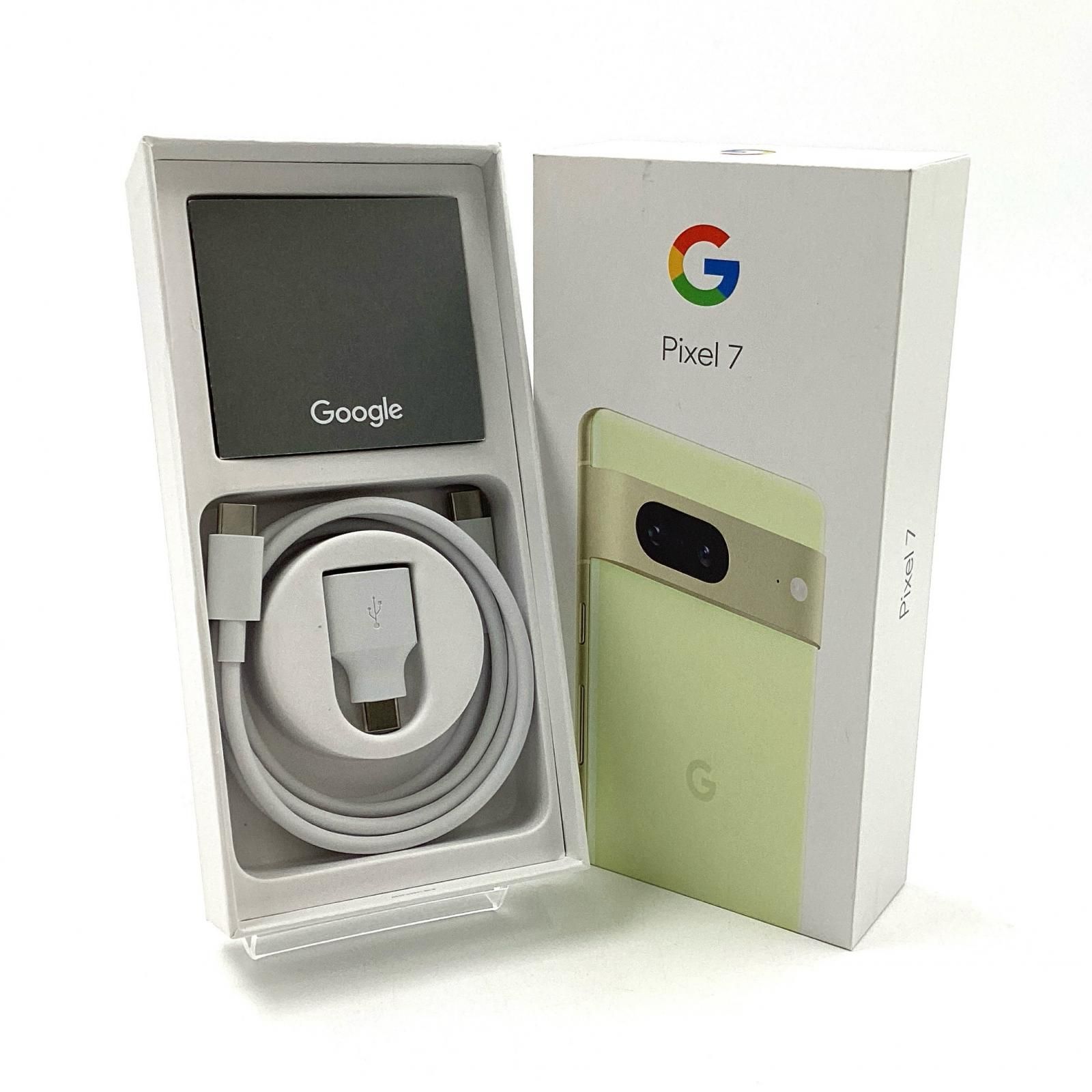 Google Pixel 7 128GB Lemongrass SIMフリー G03Z5 白ロム 美品