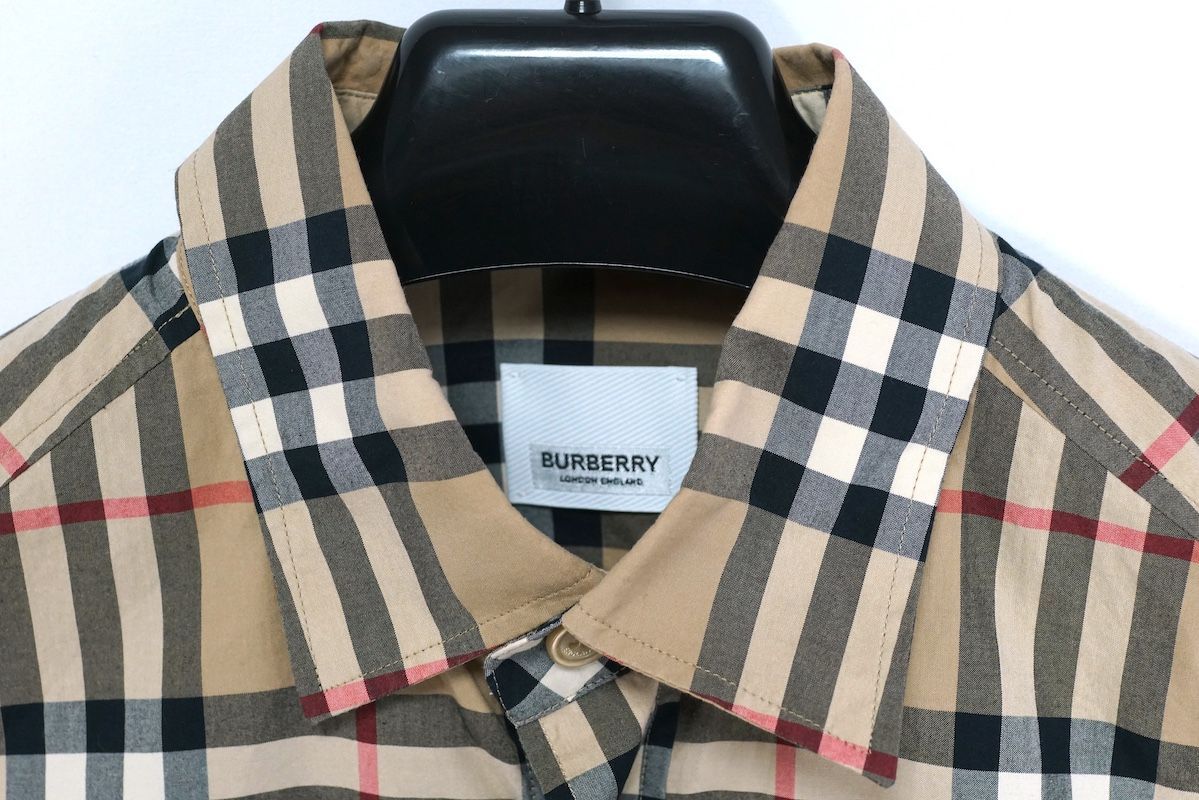BURBERRY LONDON バーバリーロンドン Check Shirt Archive Beige