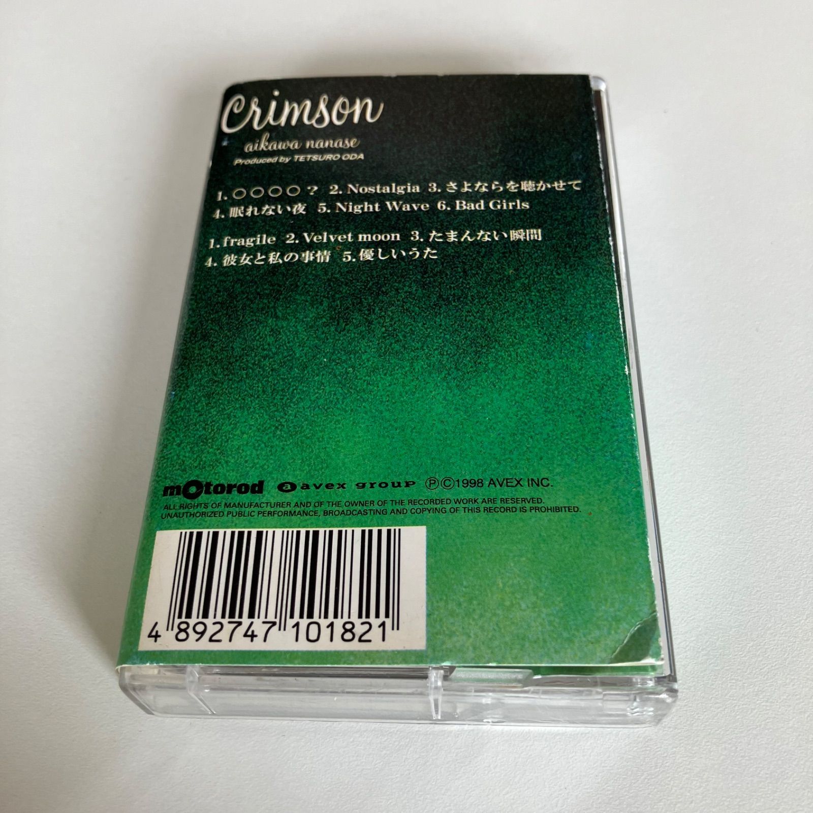 プロモーション用★1998年 相川七瀬 カセットテープ Nostalgia Amazon.co.jp: CD シングル 相川七瀬 Nostalgia : おもちゃ