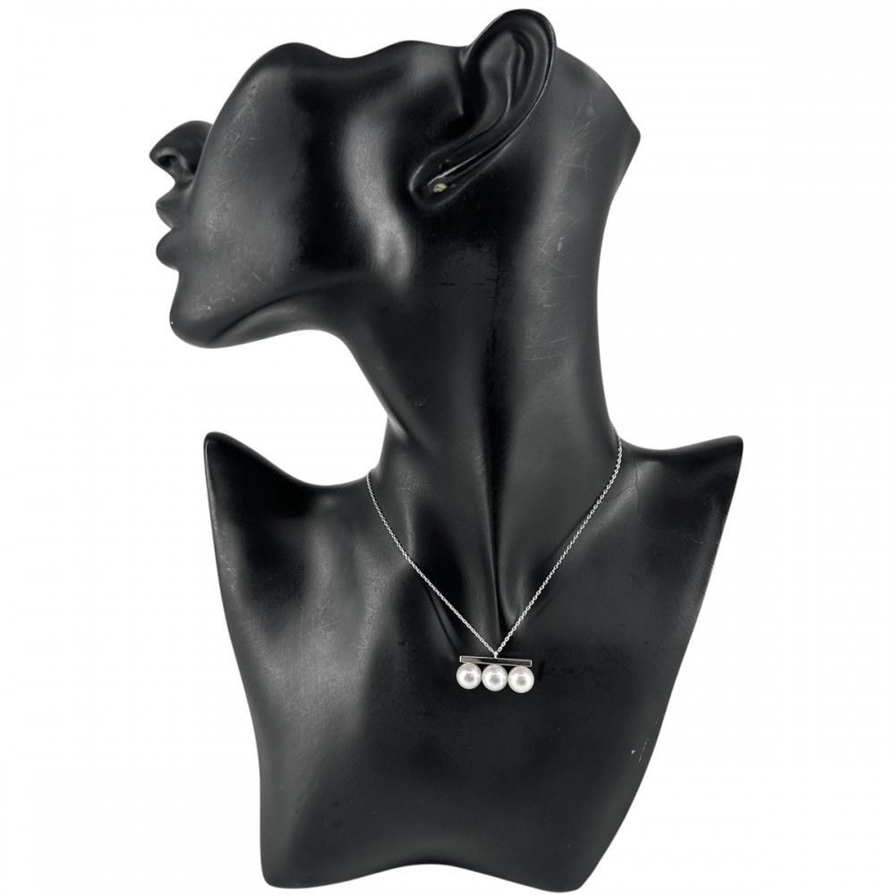 TASAKI 田崎真珠　黒真珠silverブローチ　S刻印 TASAKI 田崎真珠 黒真珠silverブローチ S刻印