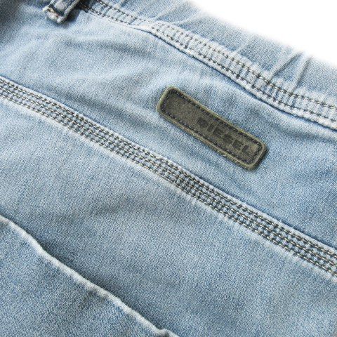 ディーゼル　DIESEL KROOLEY スウェットパンツ　ダメージ加工 ディーゼル DIESEL KROOLEY Denim sweat pants イージーパンツ