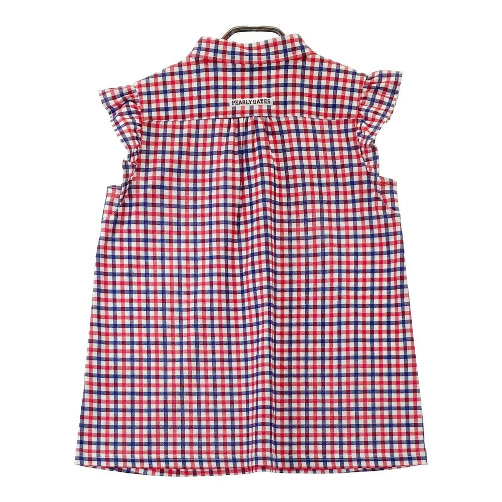 サイズ：0 PEARLY GATES パーリーゲイツ ; ノースリーブポロシャツ