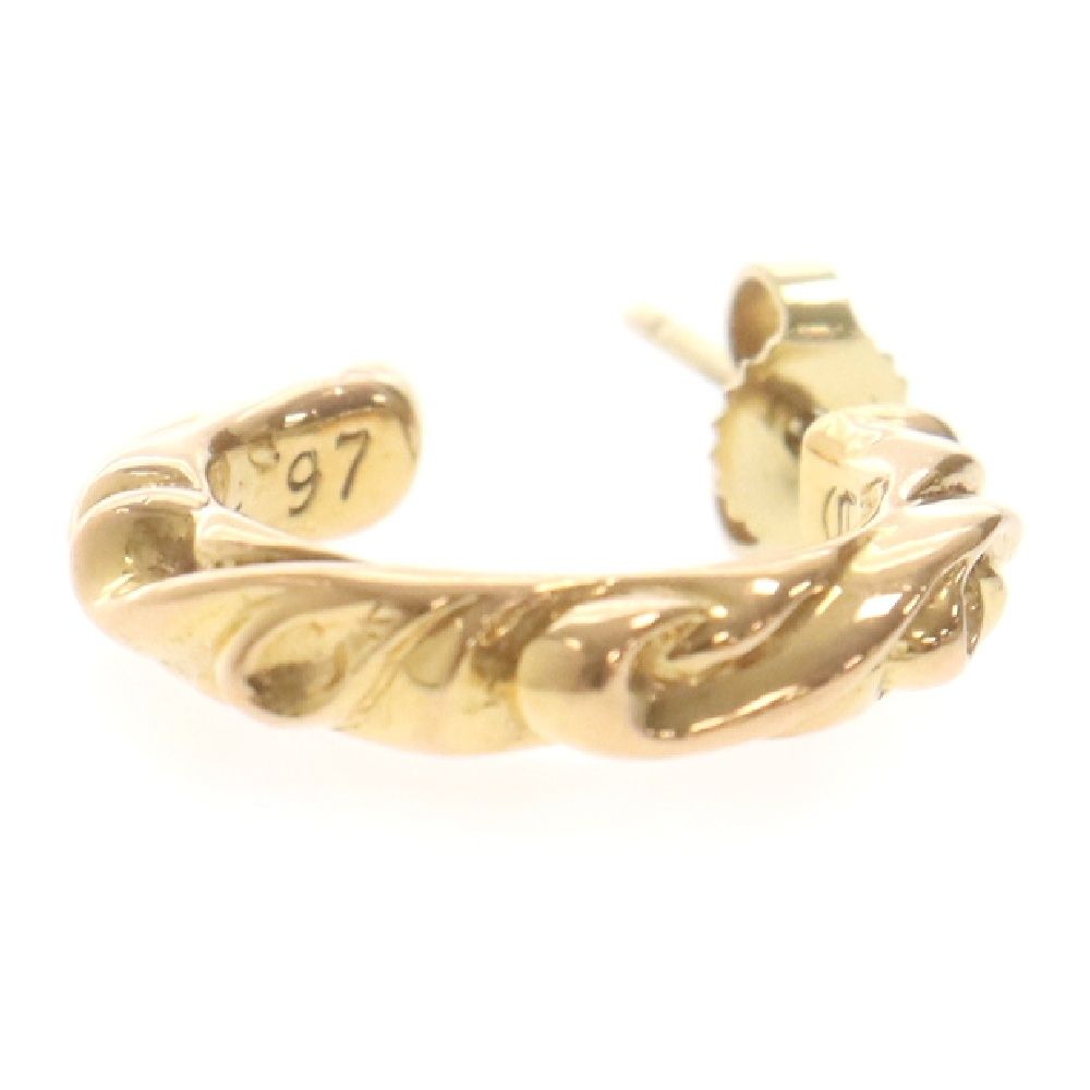 CHROME HEARTS (クロムハーツ) 22K HOOP SCROOL 1/22Kスクロールフープ