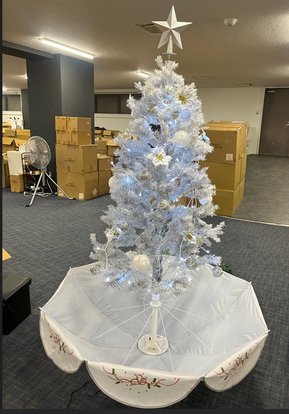 クリスマスツリー 190cm led 雪降り 音楽機能 付き