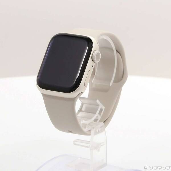 〔 品〕 Apple Watch Series 9 GPS 41mm スターライトアルミニウムケース スターライトスポーツバンド 262