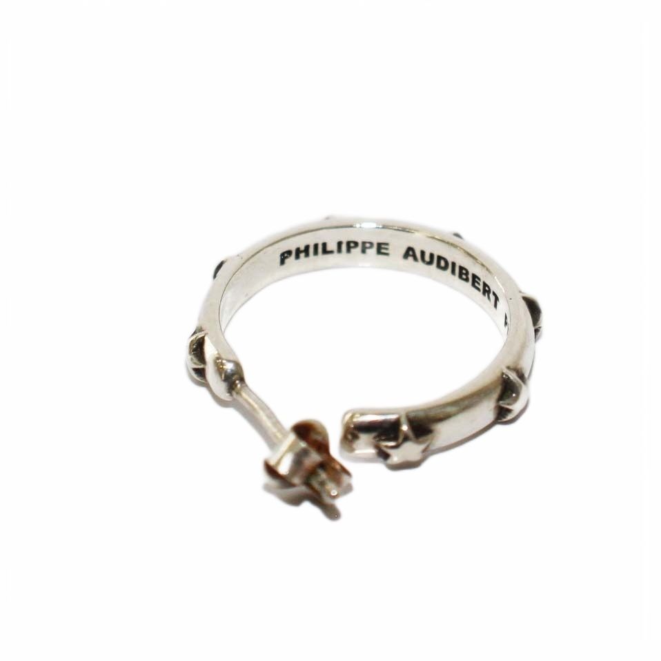 ゆきんこ　PHILIPPE AUDIBERT シルバー フープピアス PHILIPPE AUDIBERT ピアス 「PHILIPPE AUDIBERT/フィリップ