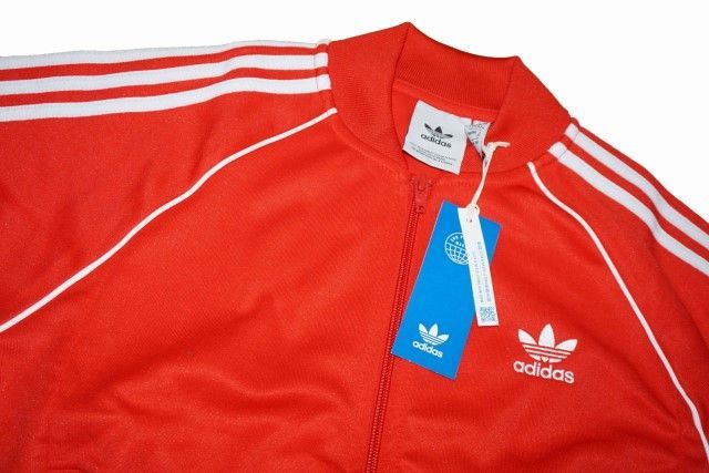 アディダス adidas ジャージ 赤 SST スーパースター オリジナルス