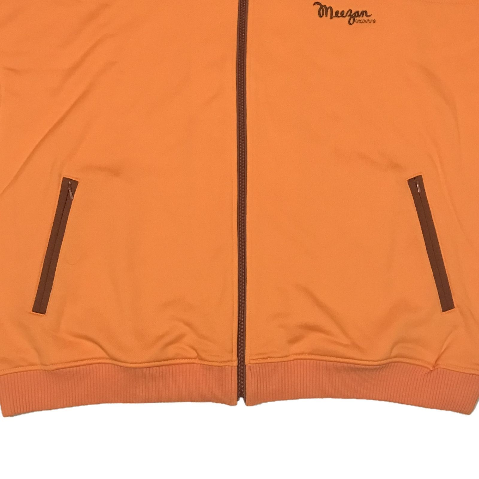 Meezan ミーザン ジップアップ トラック ジャケット オレンジ - メルカリ