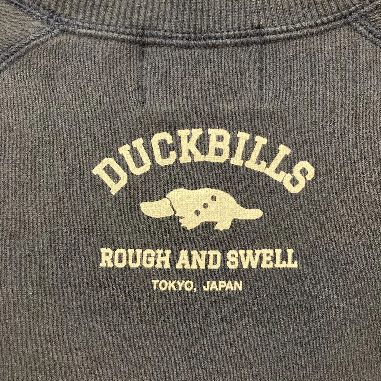 ROUGH & SWELL ラフアンドスウェル　 半袖トレーナーネイビー ROUGH & SWELL ラフアンドスウェル 半袖トレーナーネイビー