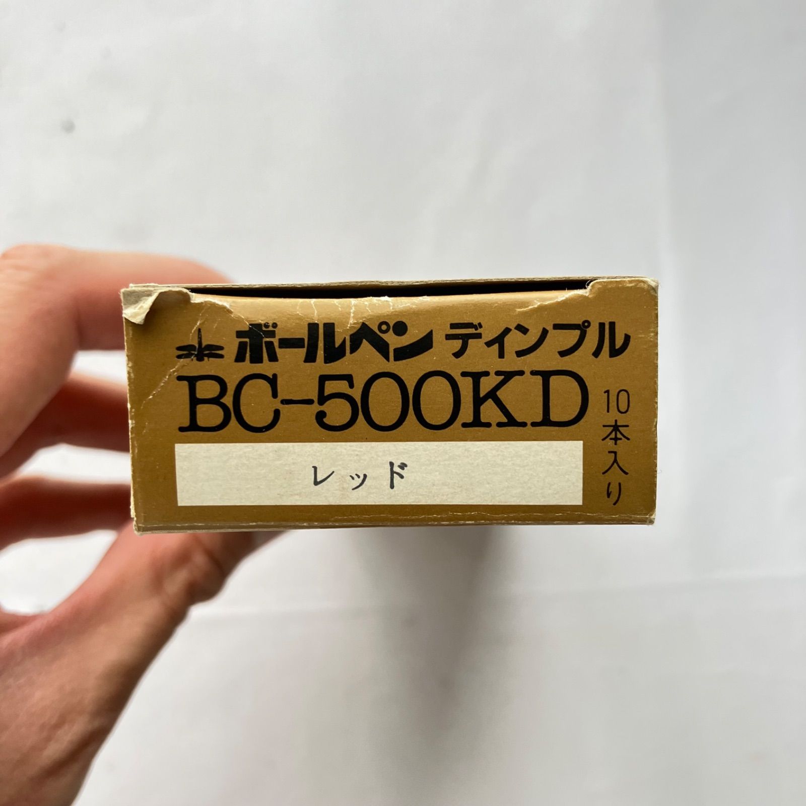 トンボ鉛筆 ボールペン Dimple BC-500KD レッド ヴィンテージ インク不明