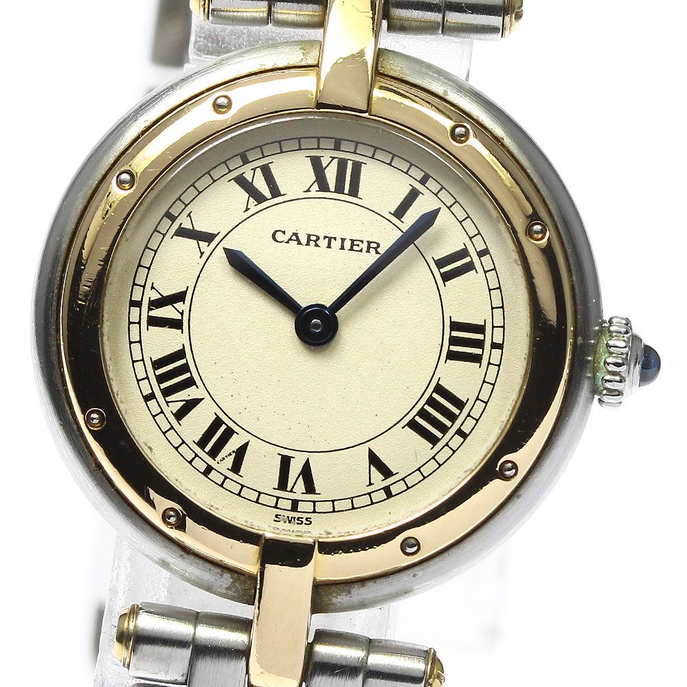 Cartier パンテールSM ラウンド 1ロウ クォーツ レディース