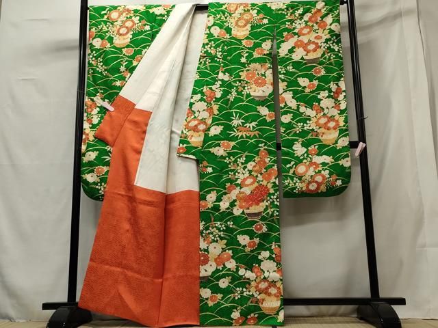 平和屋着物＃羽織　駒刺繍　枝花文　金銀彩　正絹　逸品　CAAX7861ua 平和屋着物＃羽織 駒刺繍 枝花文 金銀彩 正絹 逸品 CAAX7861ua