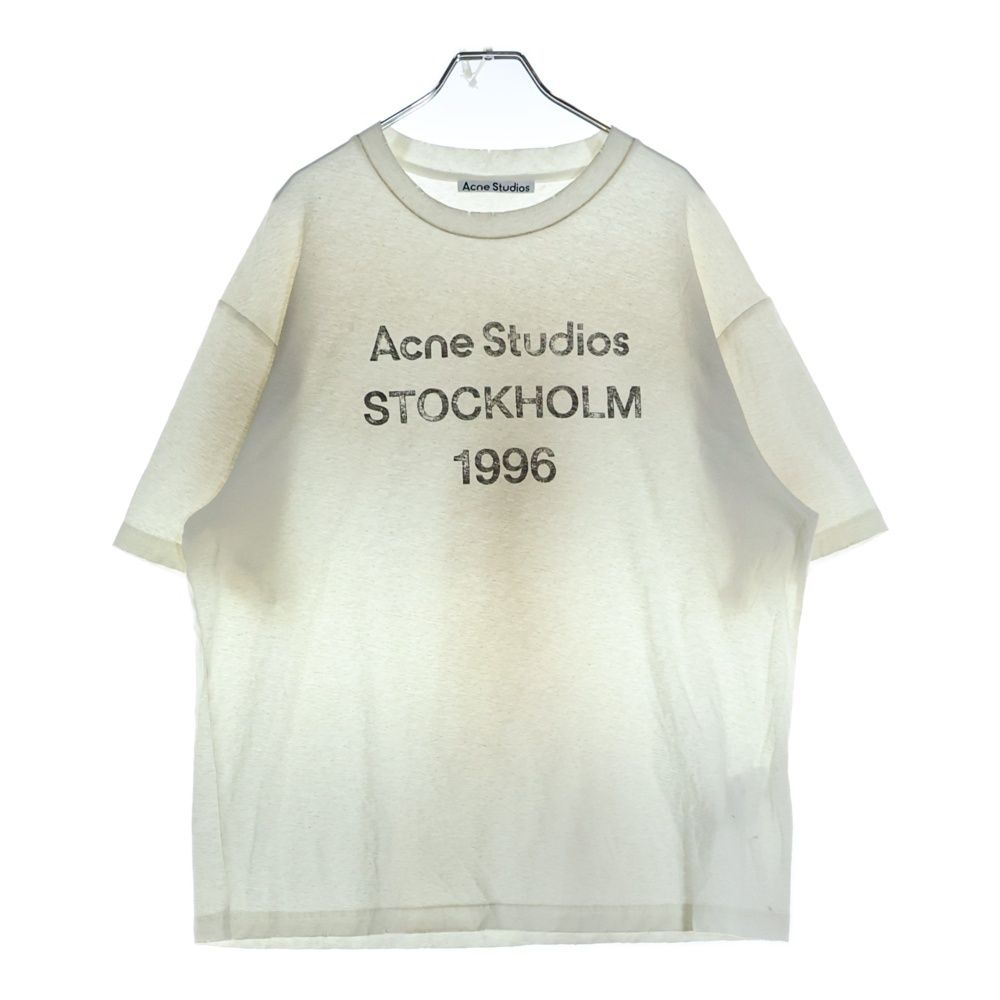 【新品】ACNE STUDIOS アクネ ストゥディオズ カットソー サイズ34 濃い紺(青墨色)×黒 ネイビー×ブラック毛 ウール インポート/900920 Acne Studios アクネストゥディオズ Tシャツ CL0197 FN-UX-TSHI000016