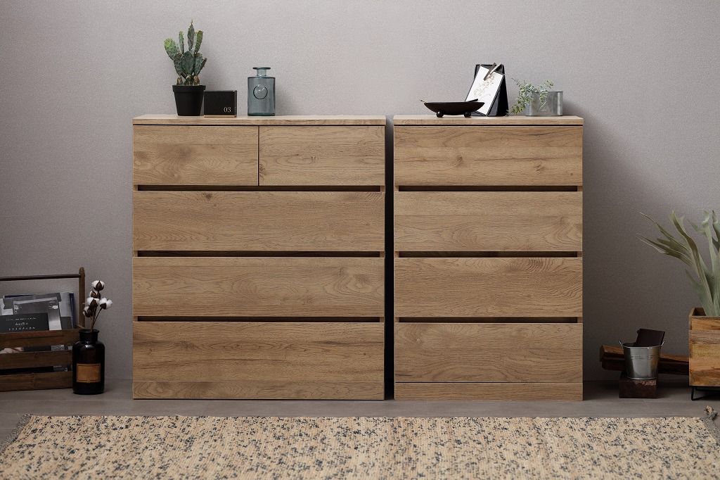 アイリスオーヤマ ウッドチェスト フラットデザイン 棚 食器棚 チェスト おしゃれ キッチンラック 木製 アッシュブラウン WCH-790 IRIS OHYAMA