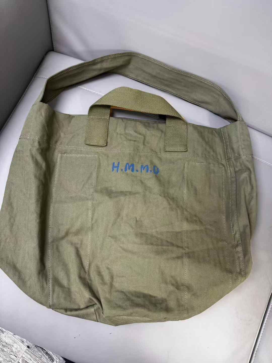HUMAN MADE ミリタリーグリーン ショルダートートバッグ - メルカリ