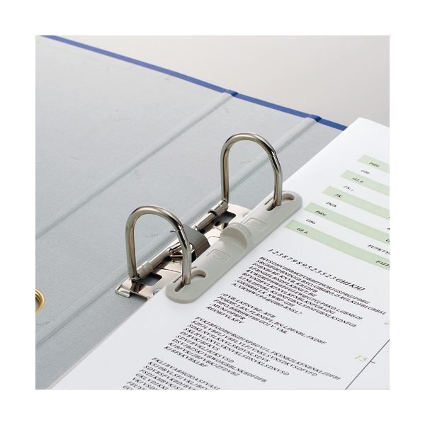 (まとめ) ライオン事務器 カラースモールファイルA4タテ 2穴 270枚収容 背幅60mm 青 No.30C-A4S 1冊 〔×10セット〕 たのめーるライオン事務器 スモールファイル A4タテ 2穴 270枚収容