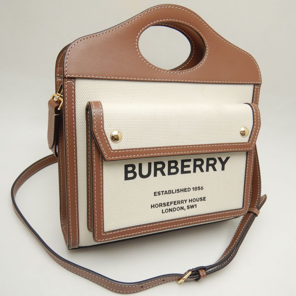 BURBERRY バーバリー ミニポケットバッグ 80317461 ハンドバッグ 2WAY