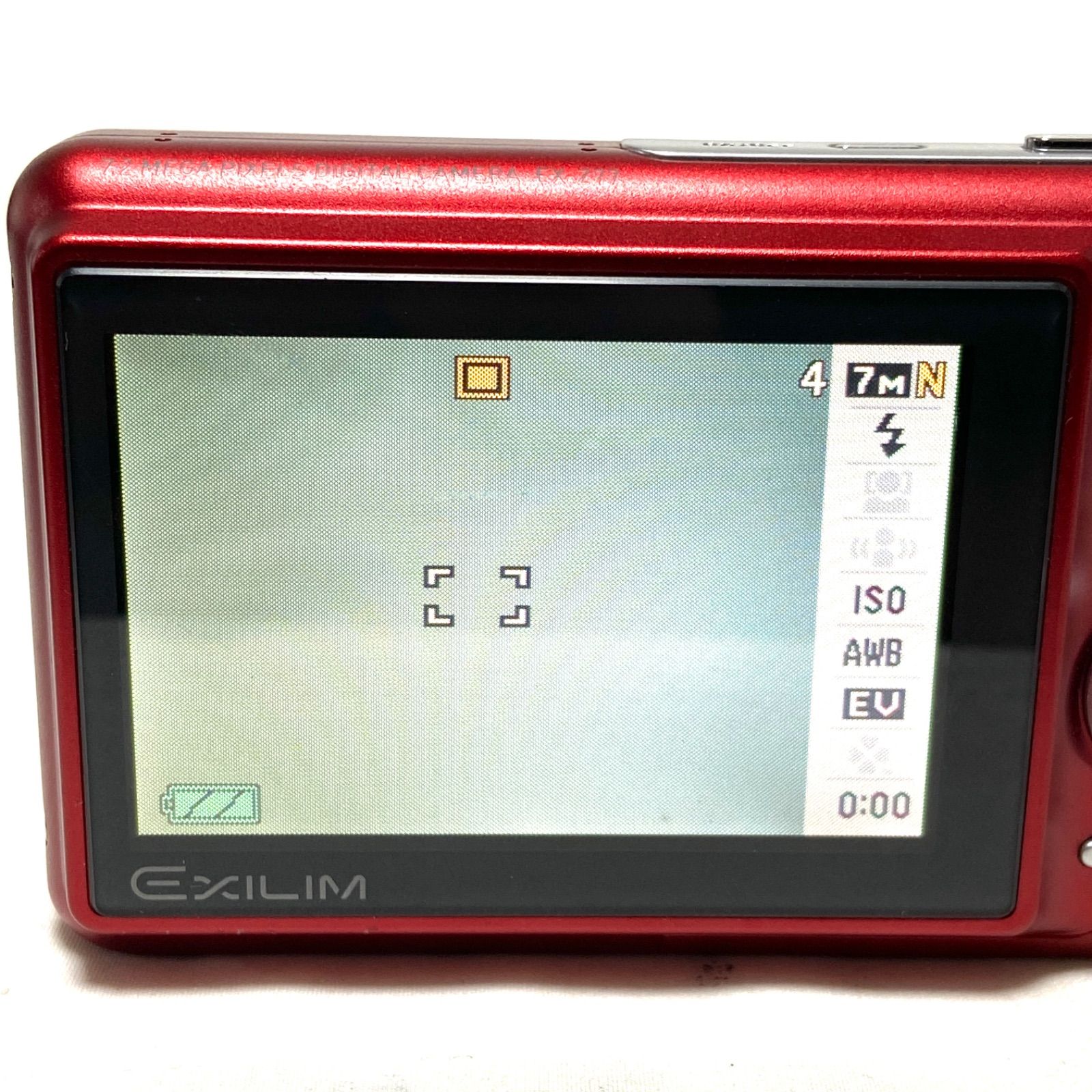 CASIO コレクション EXILIM EX-Z77 レッド コンパクトデジタルカメラ