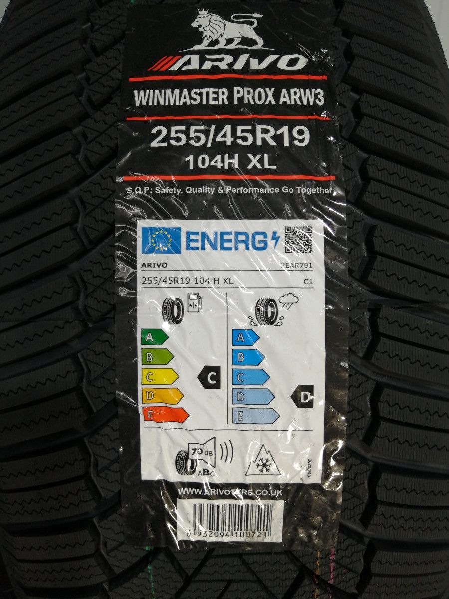 255/45R19 104H XL ARIVO WINMASTER PROX ARW3 新品 スタッドレスタイヤ 4本セット 2024年製 送料無料 255/45/19