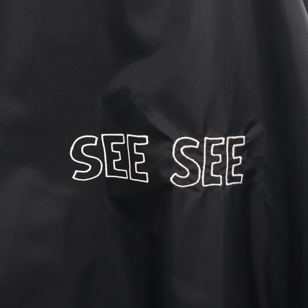 SEE SEE (シーシー) SUPER BIG COACH JACKET ロゴプリント SEE SEE (シーシー) SUPER BIG COACH JACKET ロゴプリント