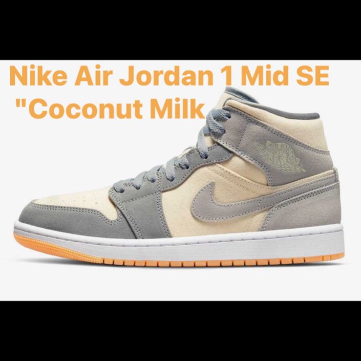 Nike Air Jordan 1 Mid SE Coconut Milk